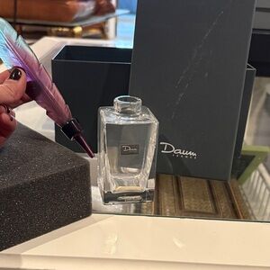 Daum Crystal fountain pain and ink Bottle